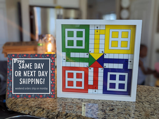 Enjoy Endless Fun with Ludo Board Games - Get Yours Today! GLASS TOP